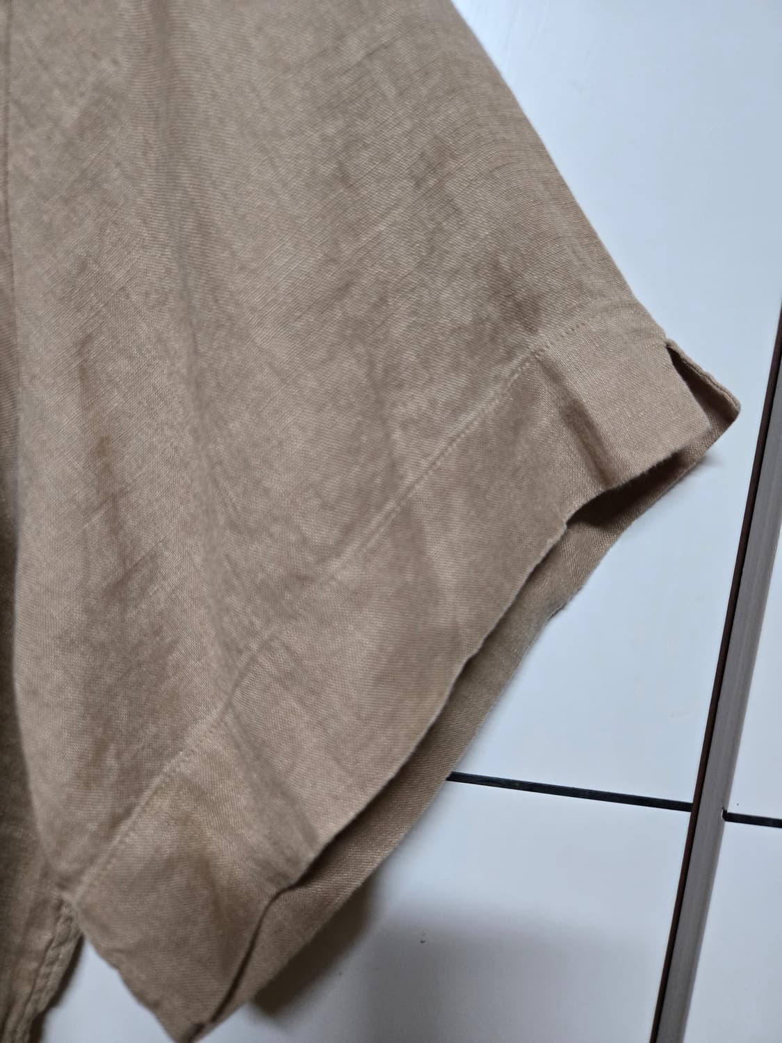 폴로 랄프로렌 남성 빅사이즈 큐알정품  린넨 반팔셔츠(새상품) 상품이미지3