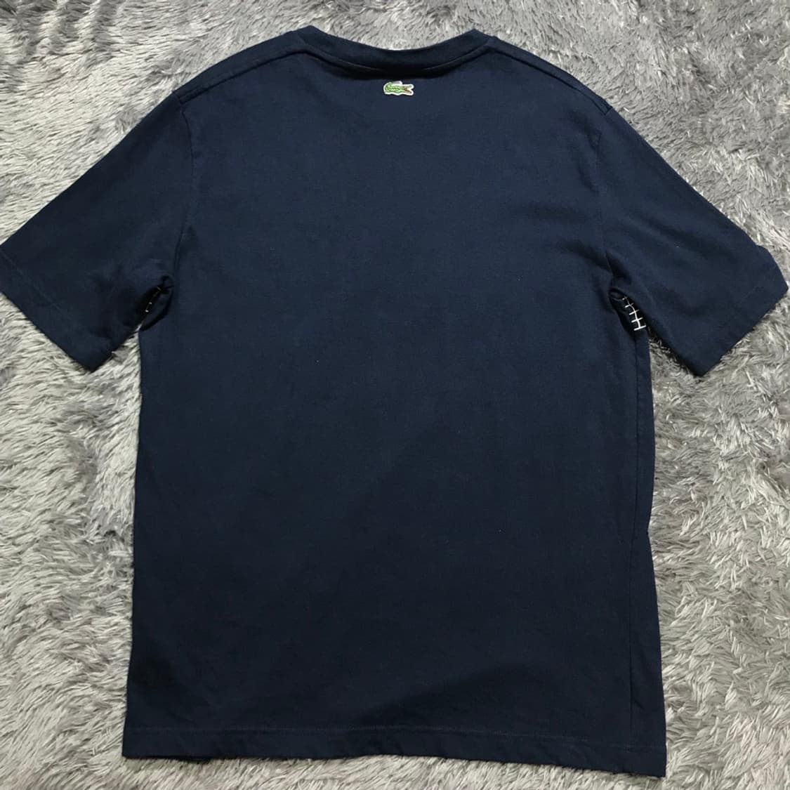 [[M, A급] 라코스테(LACOSTE) 네트 프린트 반팔티@555   상품이미지4