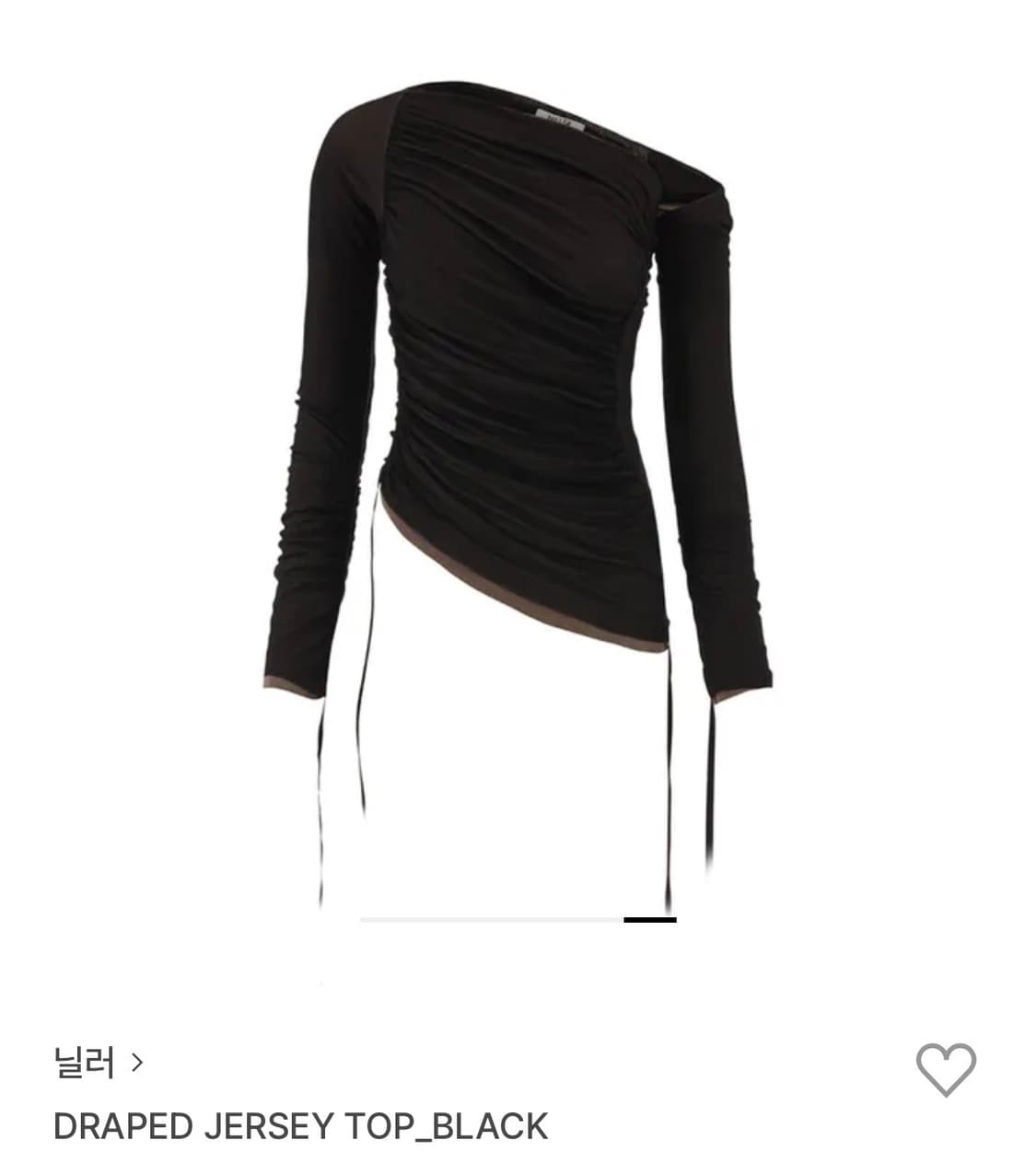 niller 닐러 원숄더 티셔츠 상품이미지2