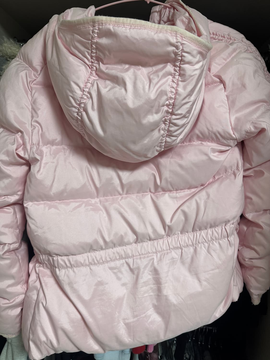 빈티지 핀터레스트 폴로걸즈XL 푸퍼패딩 핑크 딸기우유 상품이미지3