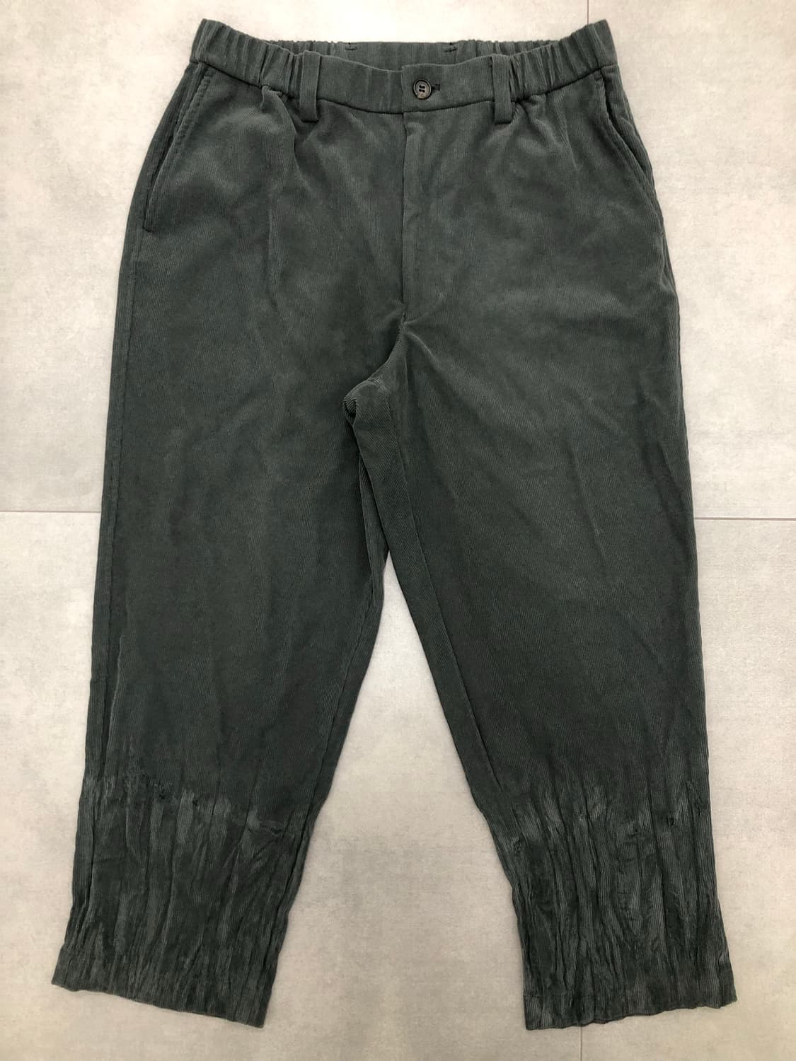 이세이미야케 옴므플리세 코듀로이 플리츠 밴딩 팬츠 3 상품이미지1