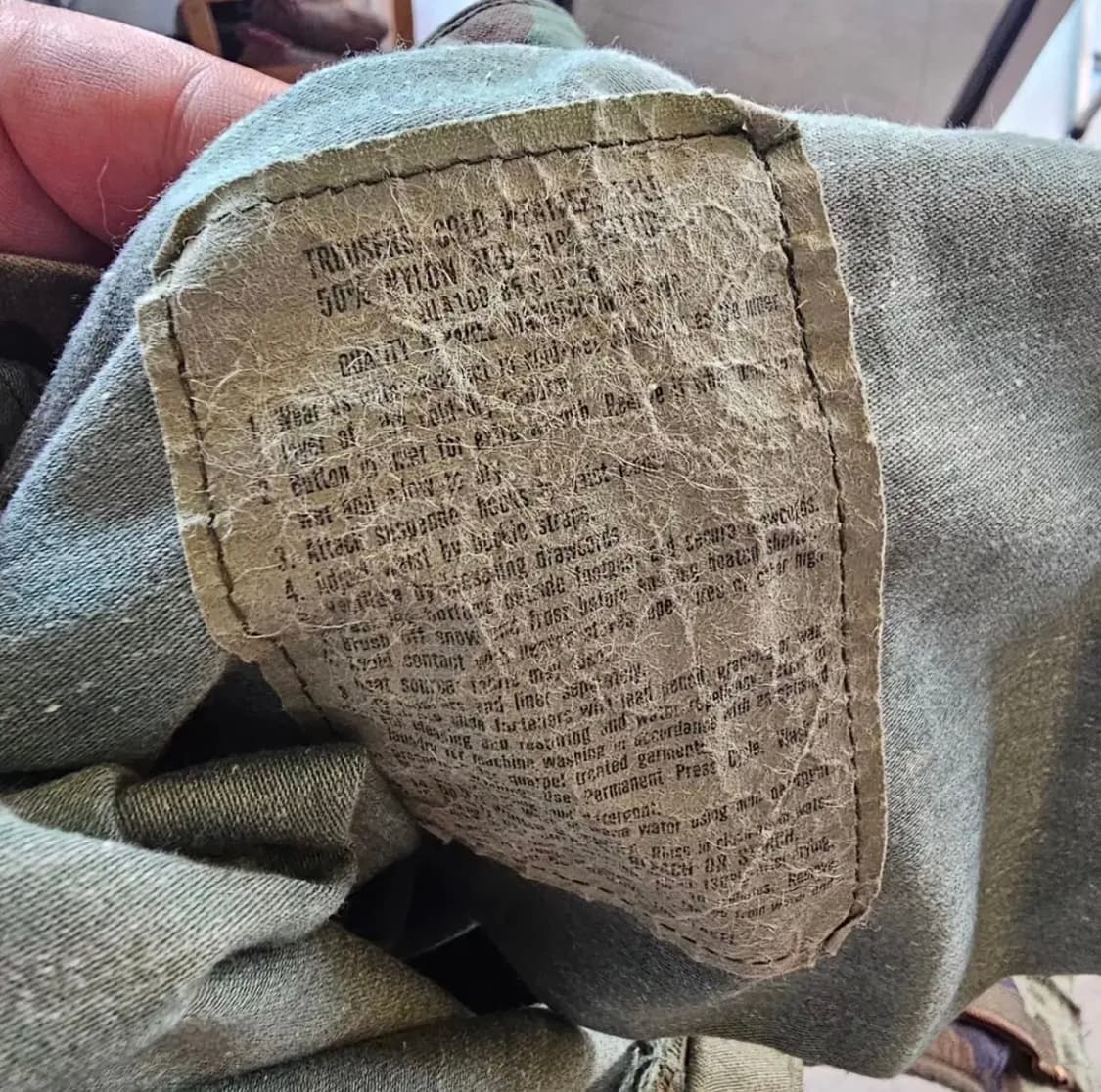 m65 우드랜드 카모 필드팬츠 탈론지퍼 상품이미지5