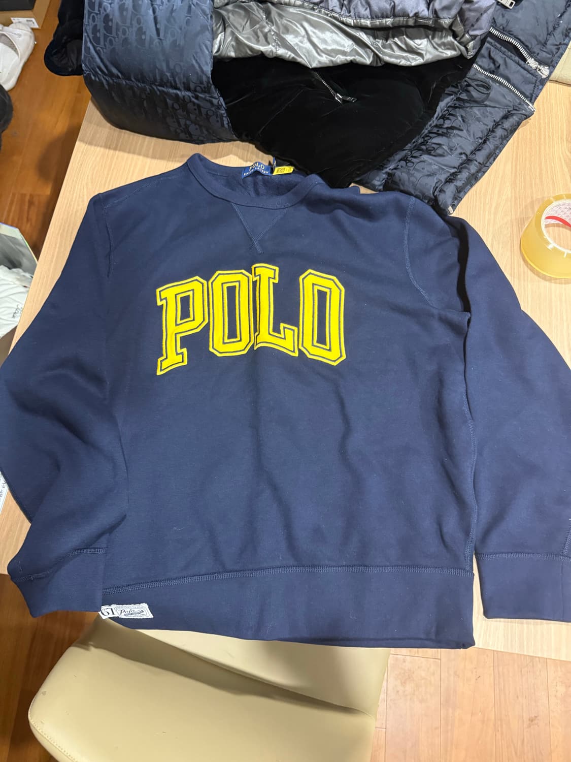 폴로 네이비 맨투맨 상품이미지2