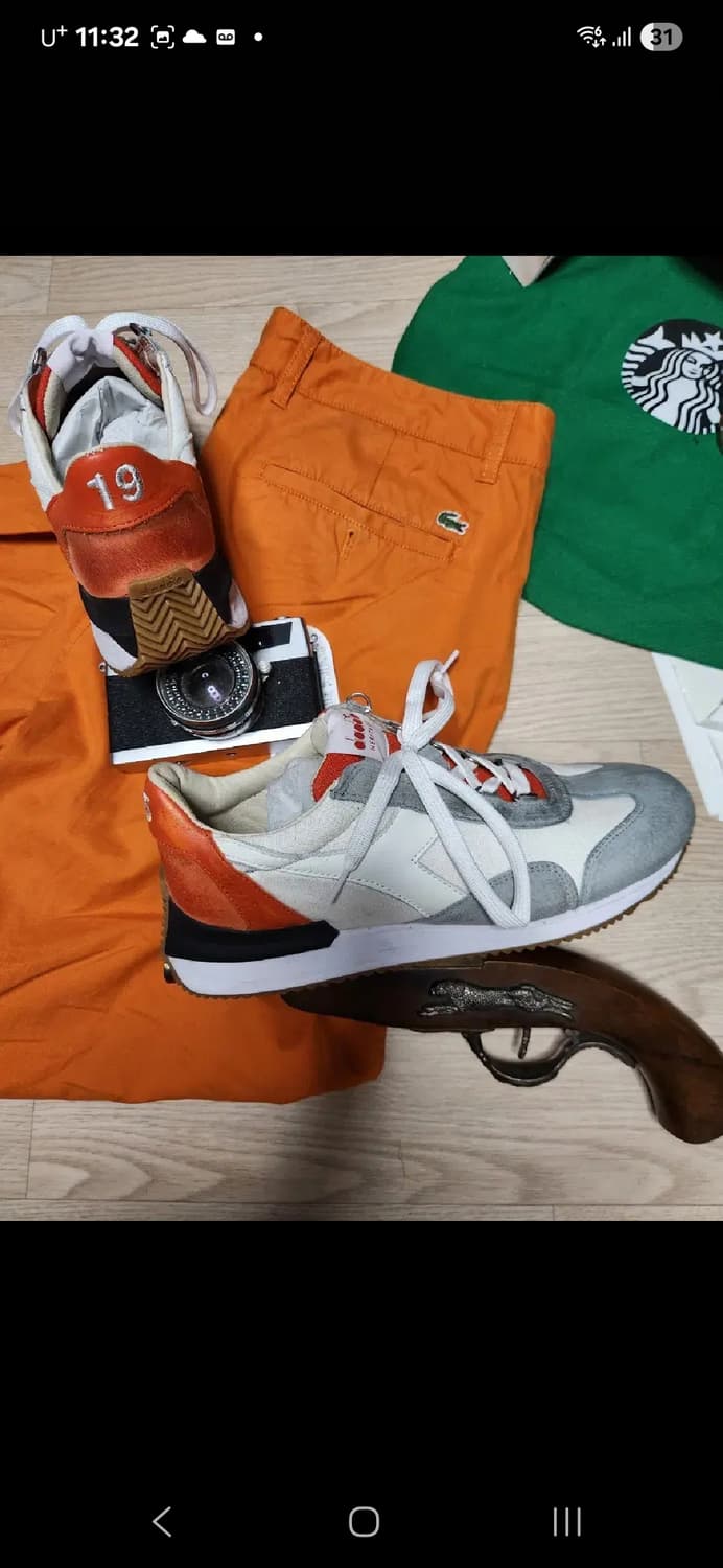 (새상품)DIADORA HERITAGE 더티 오렌지 275 상품이미지3