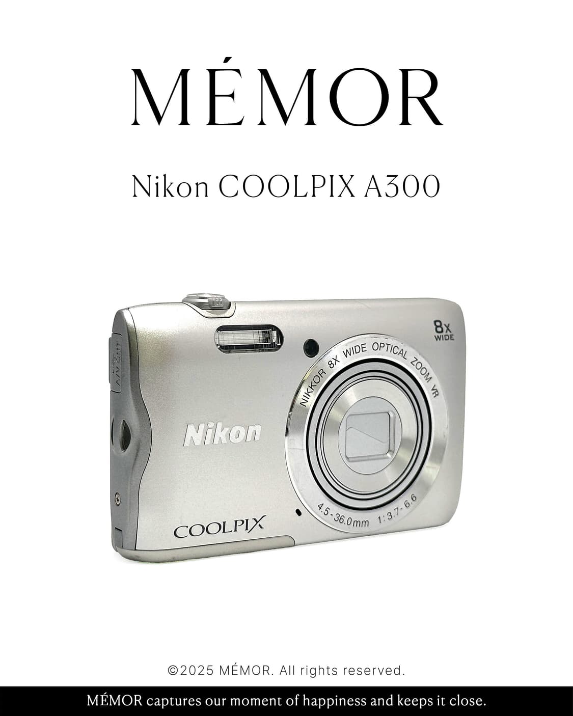 인기/소프트포커싱 기능 탑재✨Nikon COOLPIX A300 니콘 디카 상품이미지2