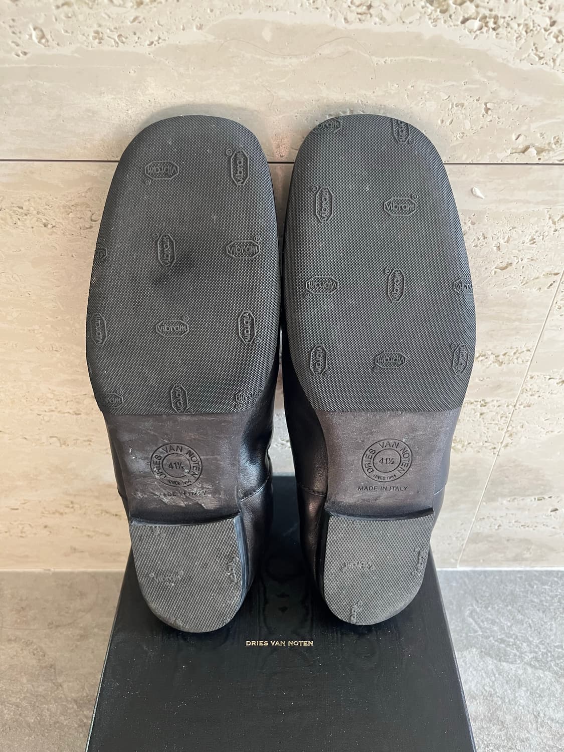 24fw 드리스반노튼 블랙 가죽 로퍼 슈즈 (265) 상품이미지7