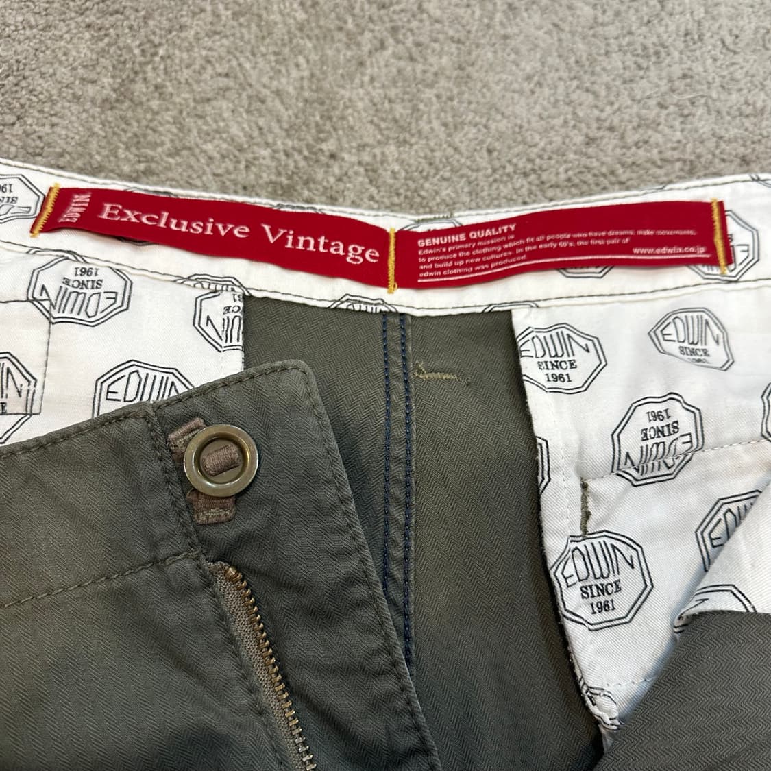 에드윈 익스클루시브 멀티 포켓 카고 팬츠(34) 상품이미지4