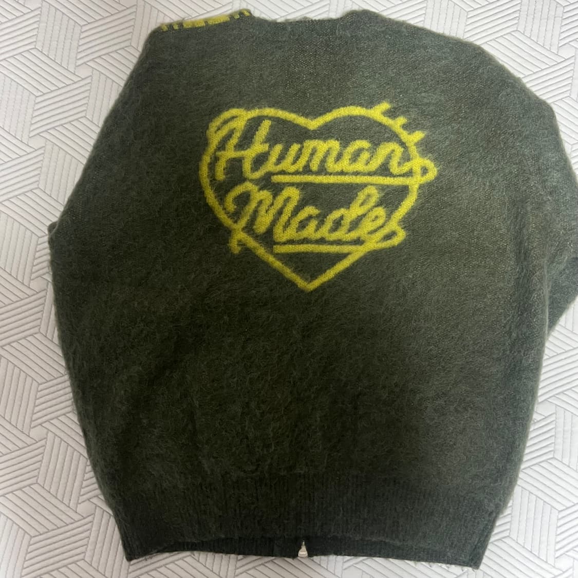 휴먼메이드 집업가디건 그린 L 상품이미지4