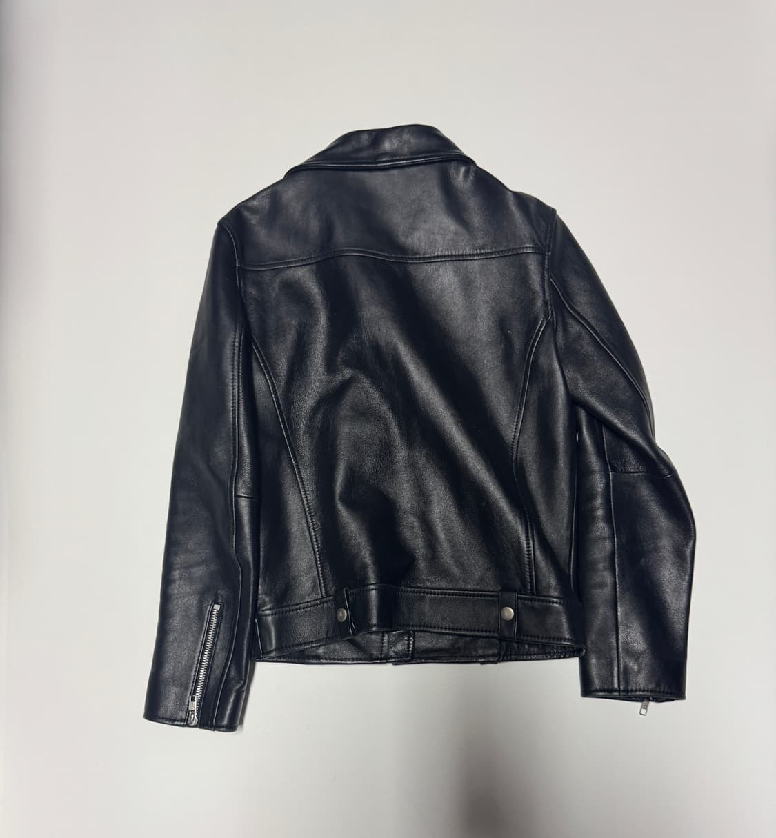 여성 스텔라비 리얼 양가죽 라이더 자켓 S 상품이미지2