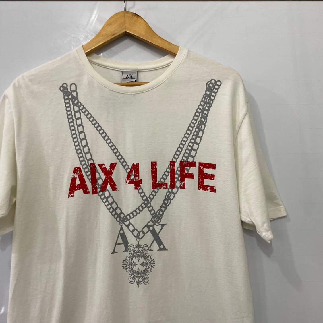 아르마니 익스체인지 빅로고 반팔 티셔츠(XL) 상품이미지3