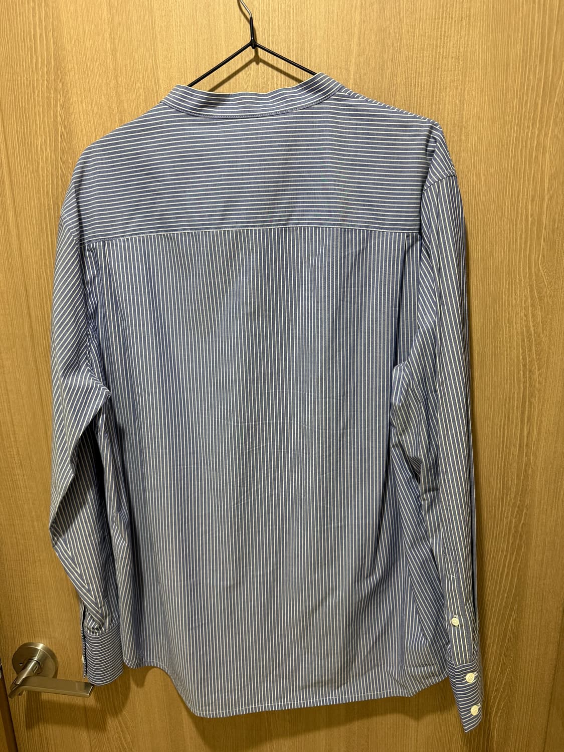 한섬 시스템옴므 스트라이프 오버핏 튜닉 셔츠 95 상품이미지2