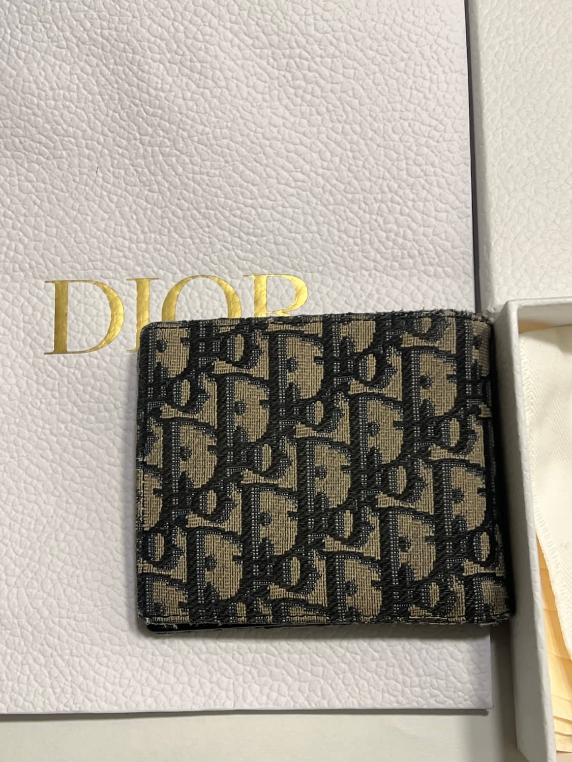 디올 오블리크 반지갑 풀박스 상품이미지2