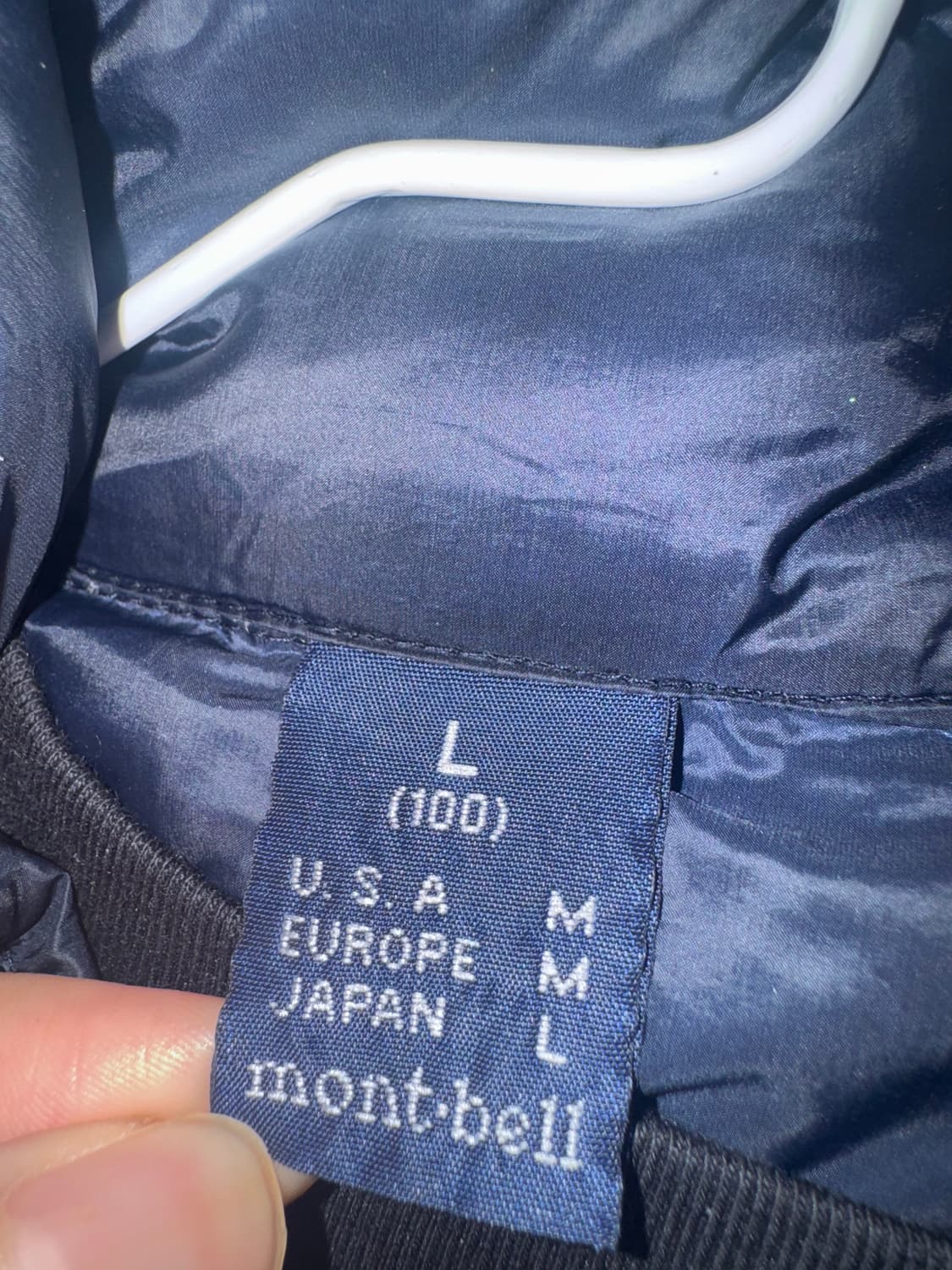 몽벨 경량패딩 L(100) 상품이미지6