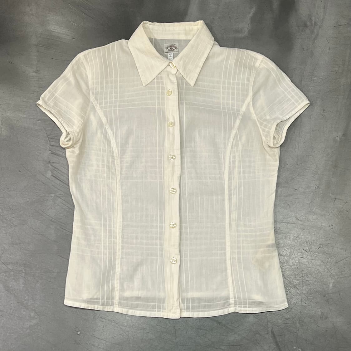  아르마니 진스 체크 하프 셔츠 y16108 상품이미지1