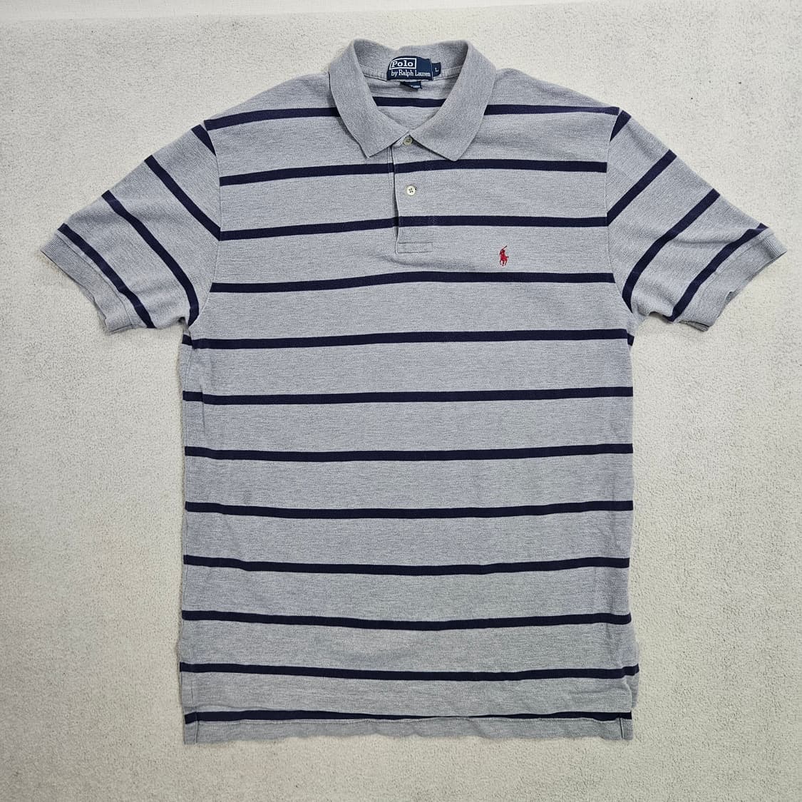 폴로 랄프 로렌 스트라이프 카라티 L 상품이미지1