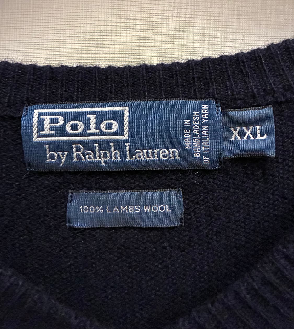 (XL)POLO 폴로랄프로렌 이태리 램스울 V넥 니트 브이넥니트 상품이미지9