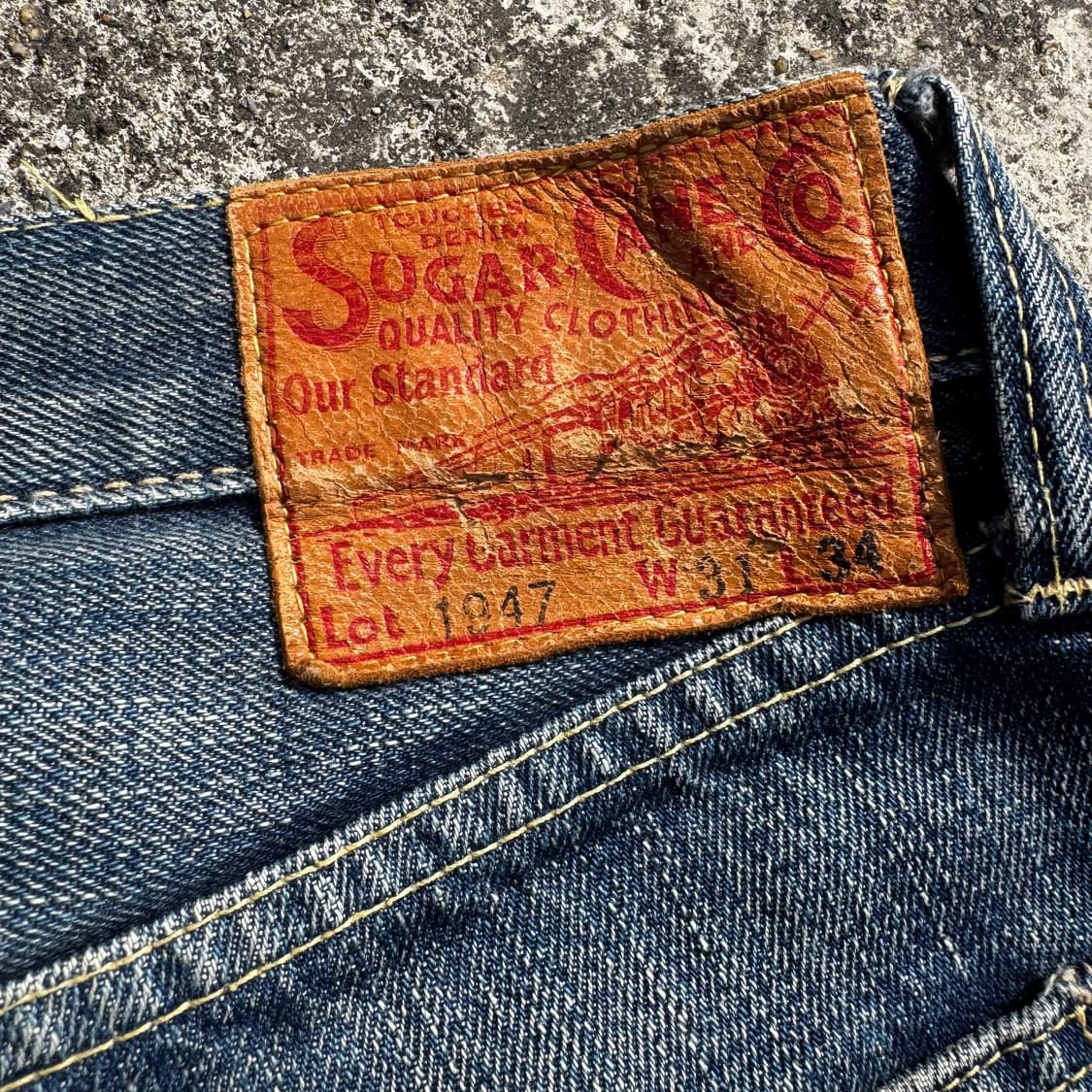 [31] Sugar Cane 슈가케인 1947 셀비지 데님 팬츠 상품이미지9