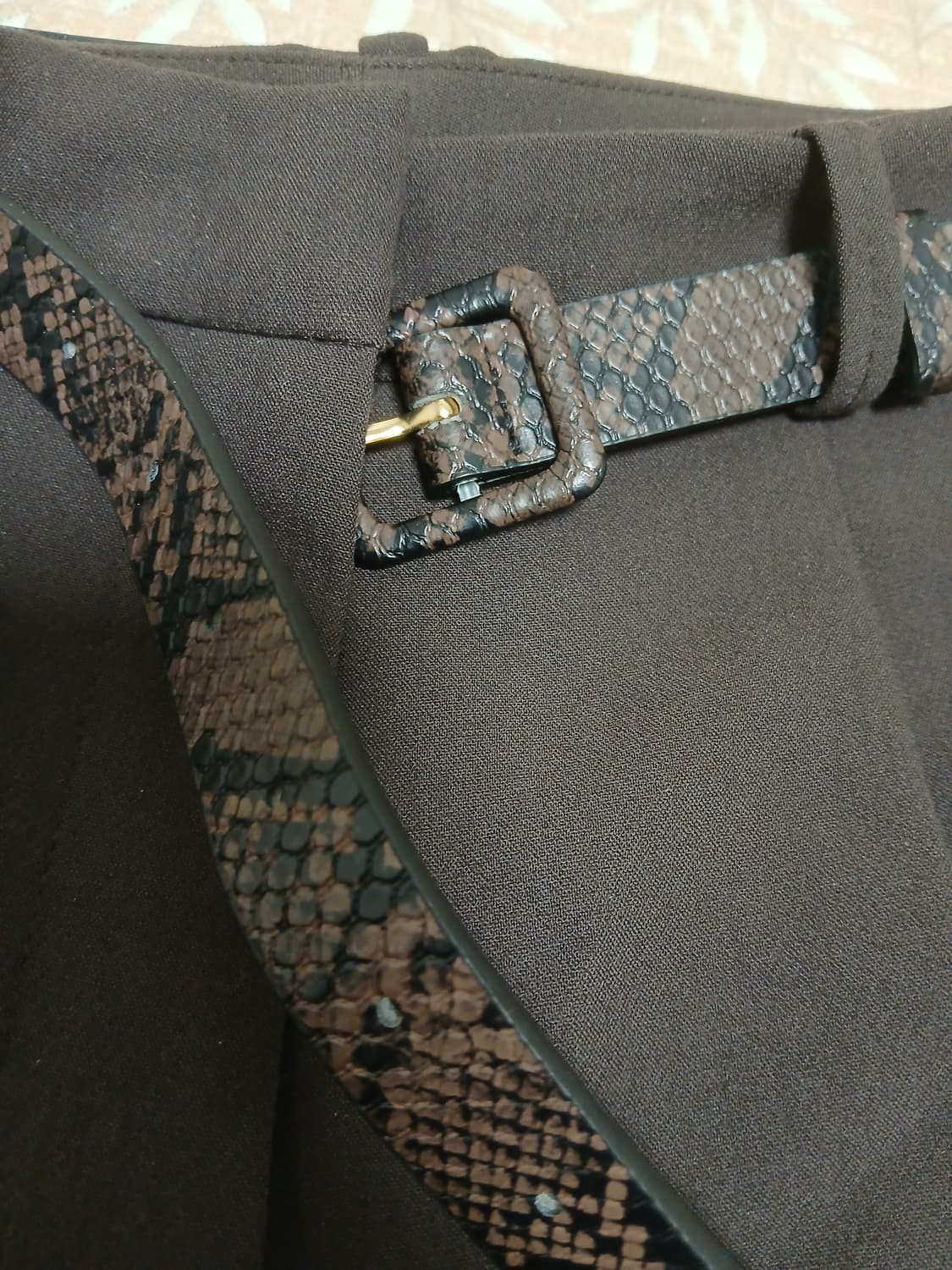 자라 벨트 버뮤다 팬츠 상품이미지4