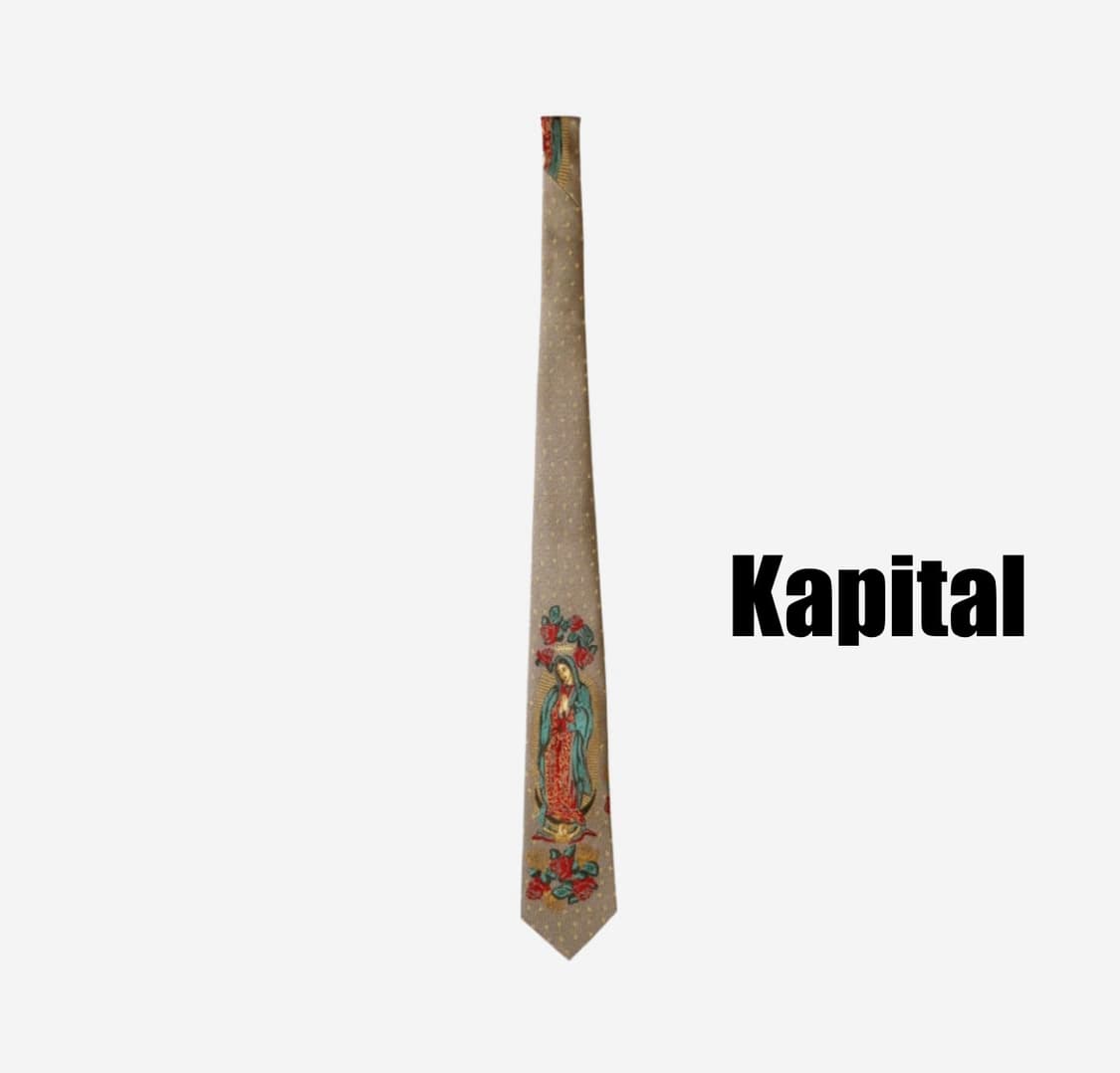 [OS] 캐피탈 실크 트윌 마리아 타이 베이지 상품이미지1