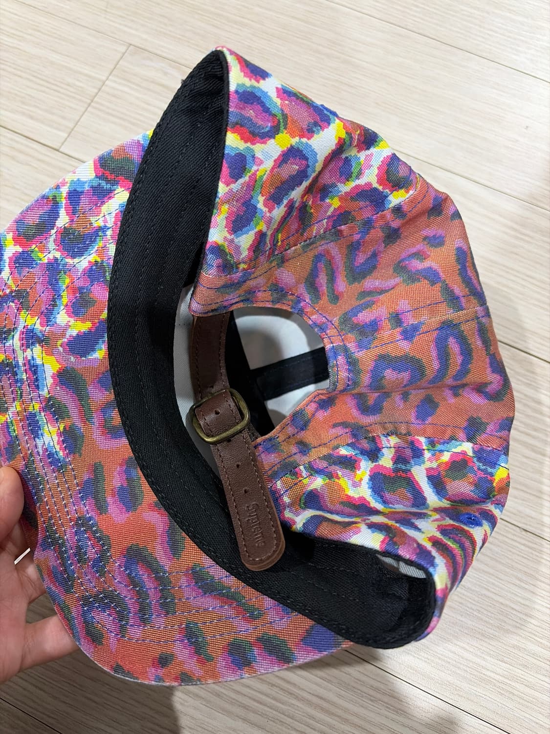 슈프림 워시드 치노 트윌 캠프캡 레오파트 fw24 상품이미지2