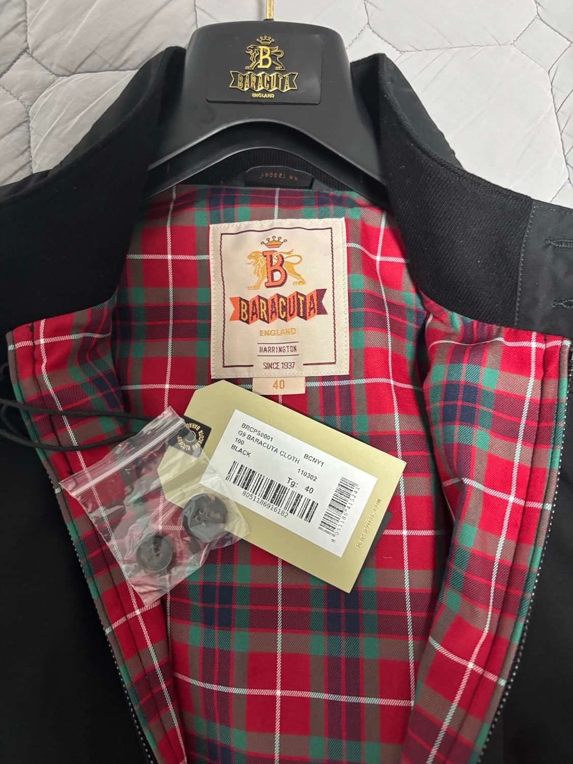 바라쿠타 G9 자켓 블랙 40사이즈 상품이미지2