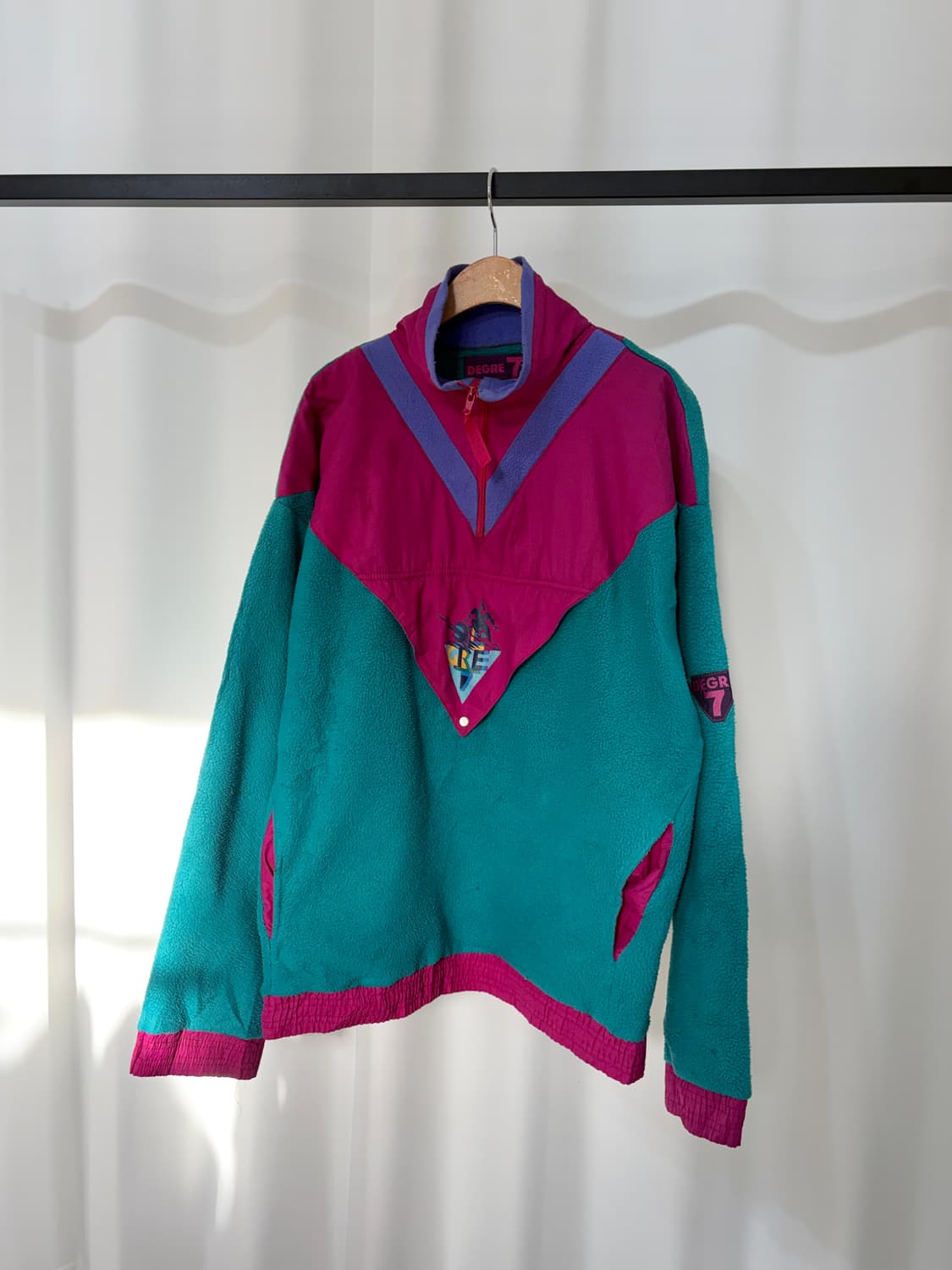 DEGRE7 fleece half zip up 상품이미지1