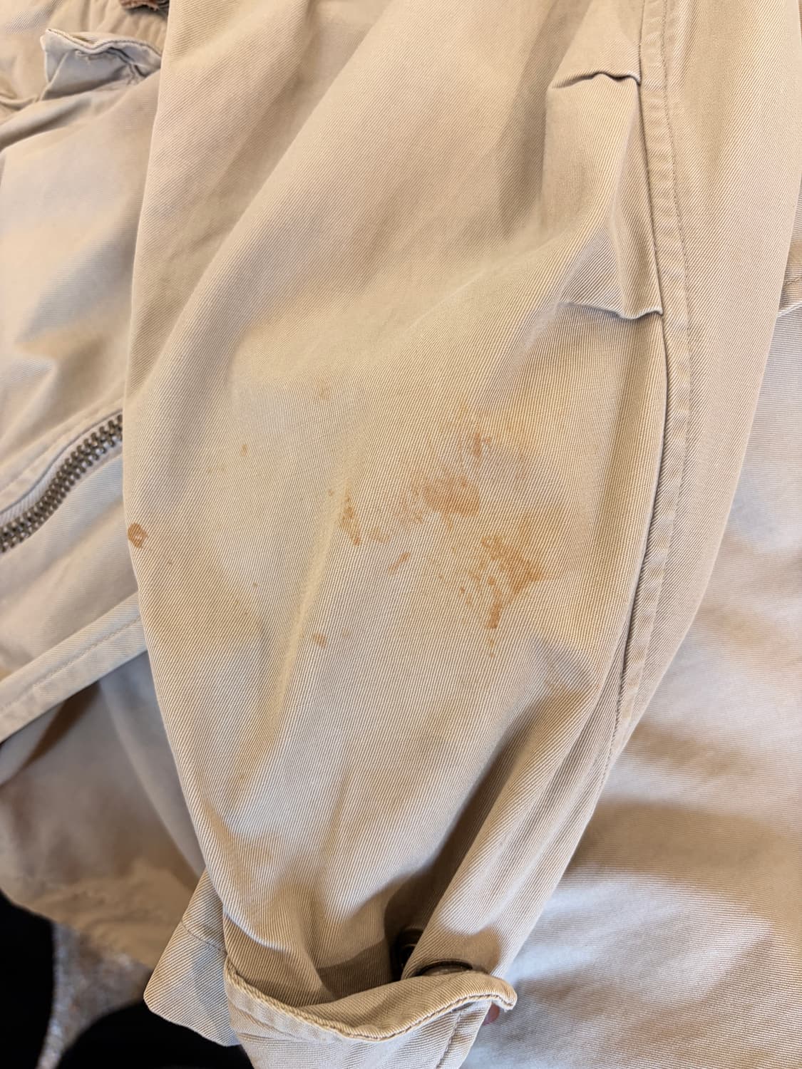 아비렉스 코튼 넥 레더 자켓 상품이미지6