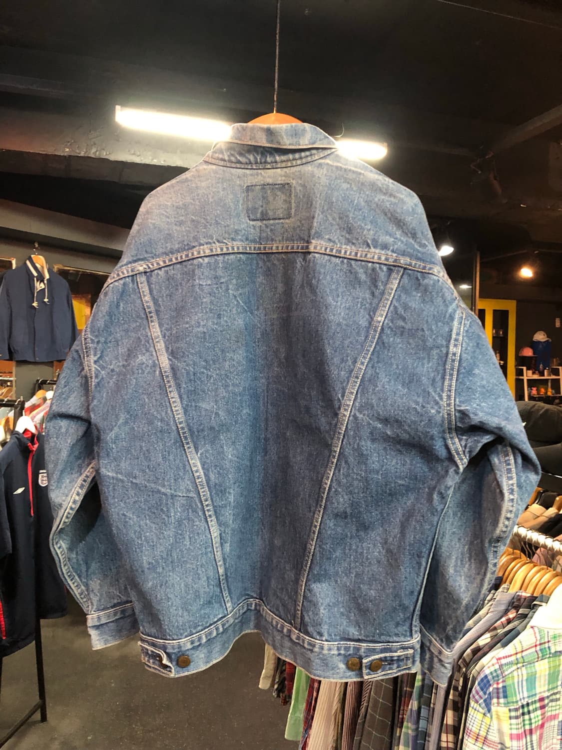 리바이스 90’s 77930 데님 트러거 청자켓 화이트탭 미국판 상품이미지2