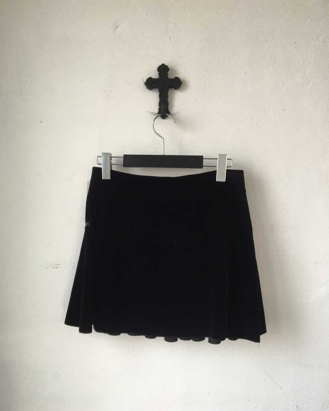 Velvet mini skirt 상품이미지3