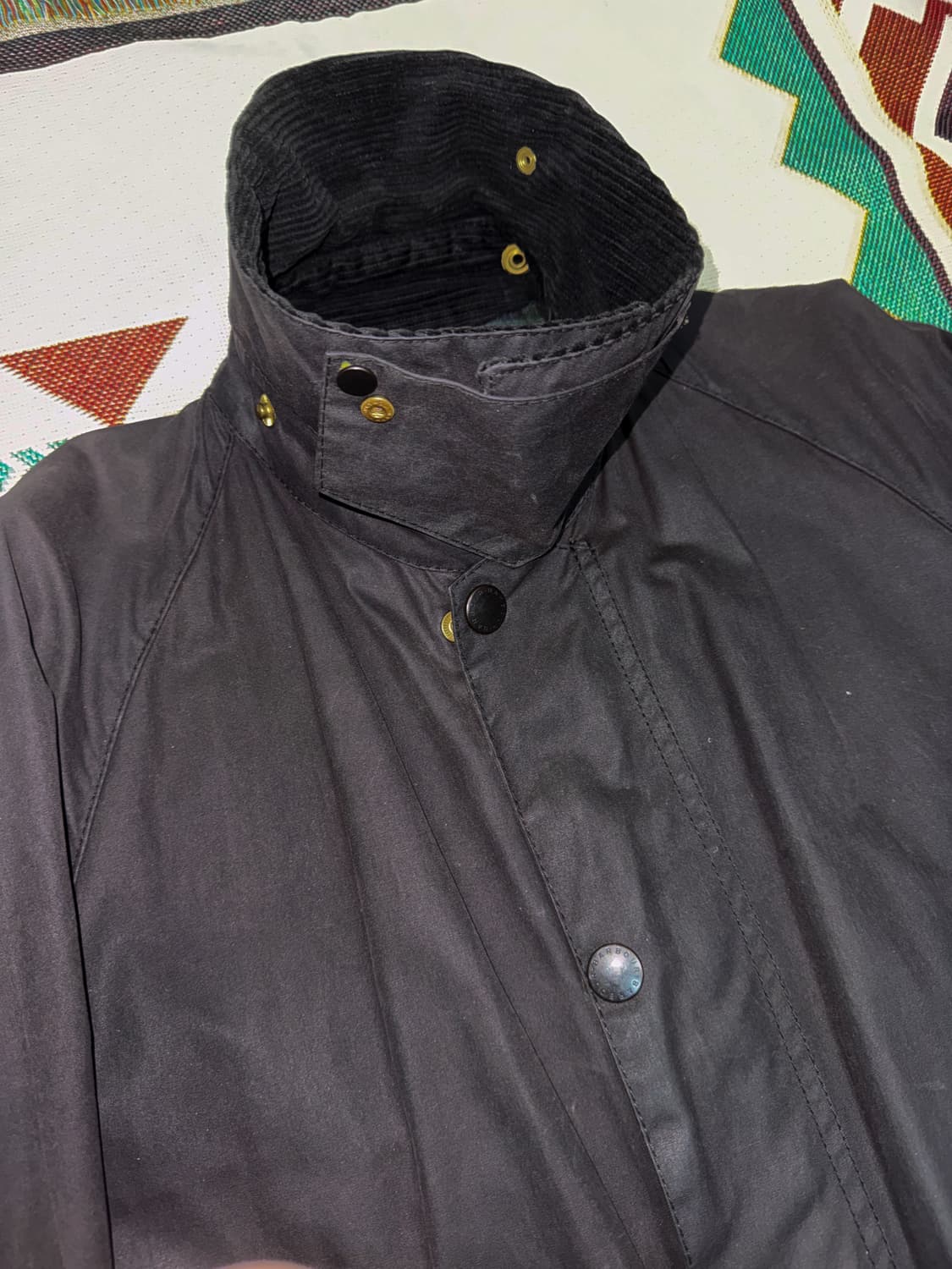 90s 바버 비데일 왁스자켓 38 상품이미지5