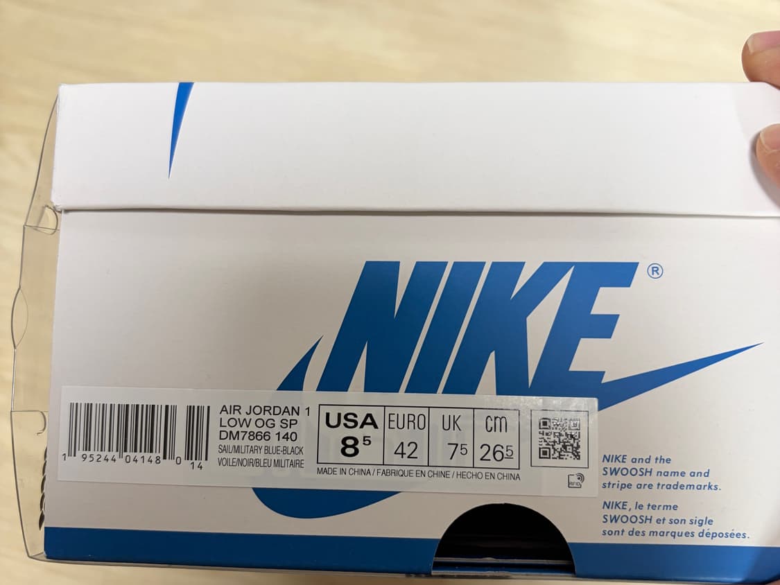 나이키 조던1로우 스캇 프라그먼트 265 상품이미지10