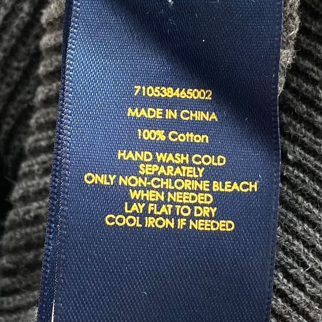 폴로 랄프로렌 신형 포니 챠콜 투웨이 니트 집업 상품이미지8