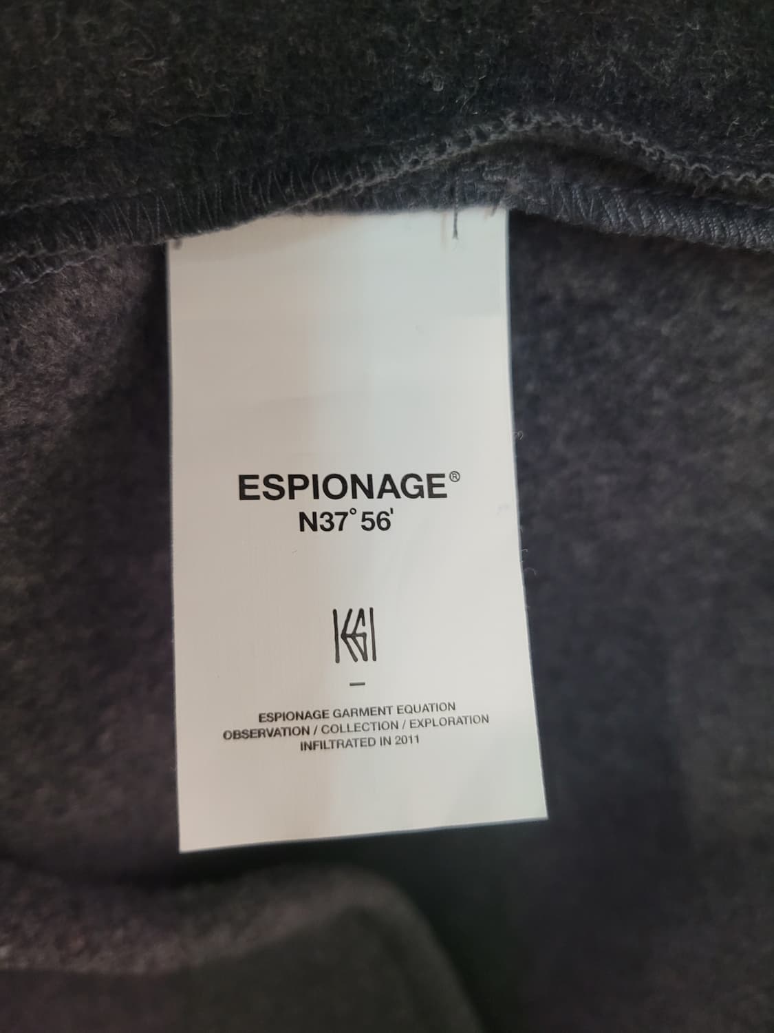 에스피오나지 배색 포켓 자켓 남성용 S사이즈 상품이미지7