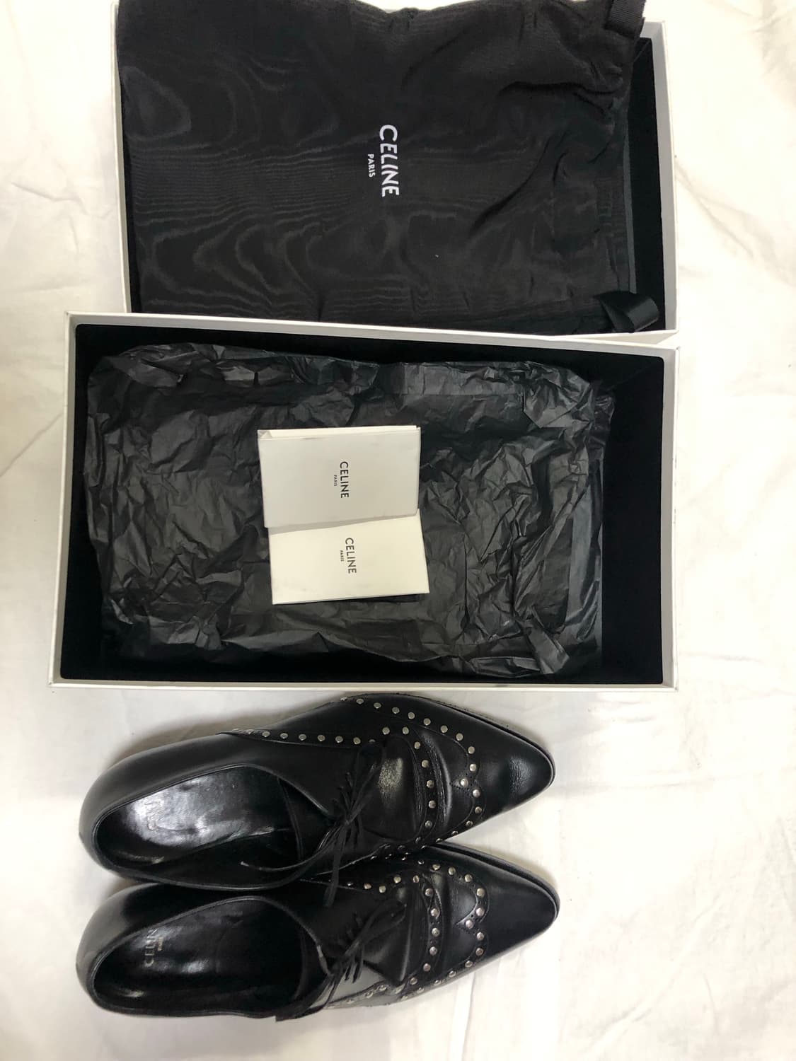 42.5) 에디기 셀린 스터드 로퍼 상품이미지5