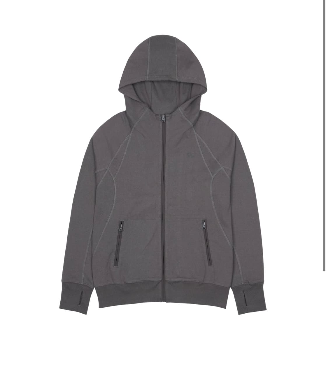 산산기어 슬링 집업 후디 차콜 상품이미지1