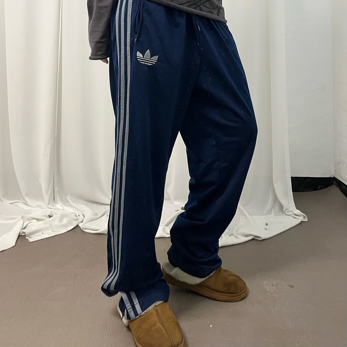 Adidas Firebird Navy Silver Track Pants 상품이미지2