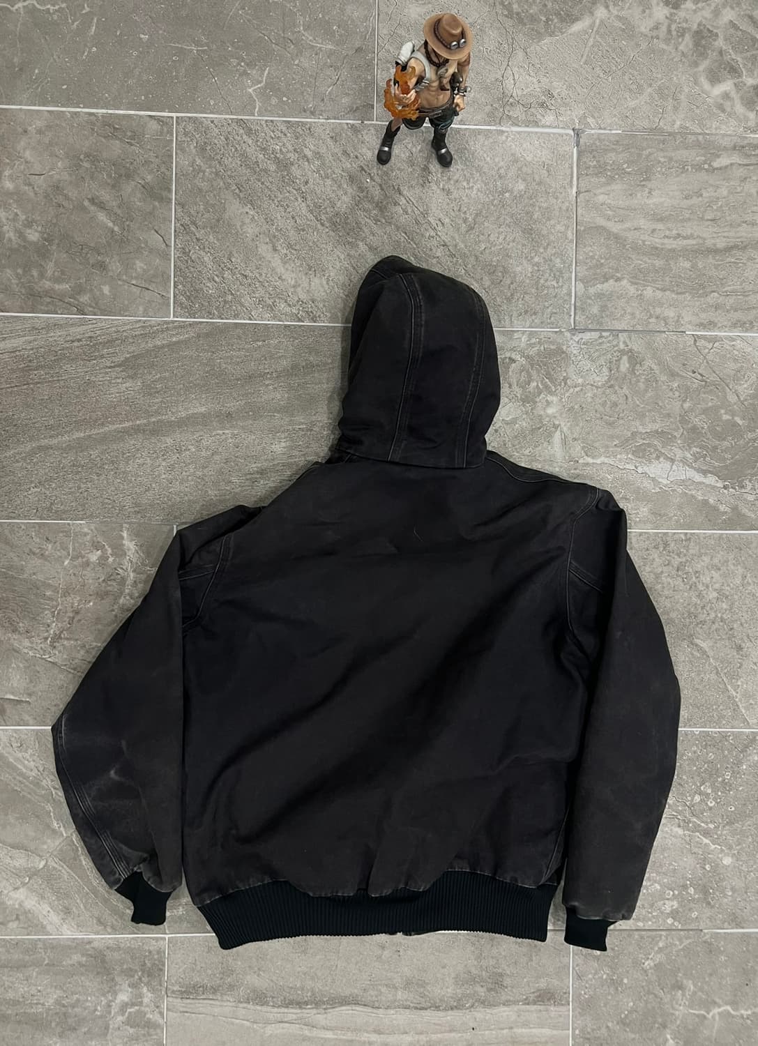 (L-TALL) 칼하트 후드 덕 액티브 자켓 J130 BLK 블랙 상품이미지2