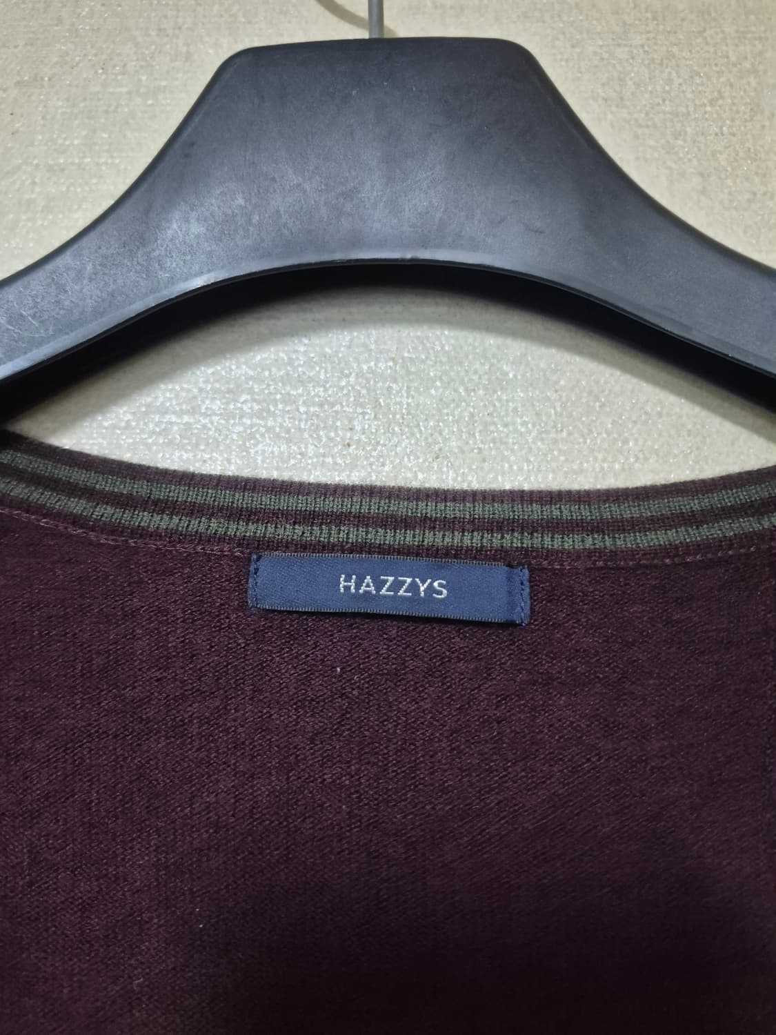 헤지스 아가일 패턴 가디건 상품이미지7