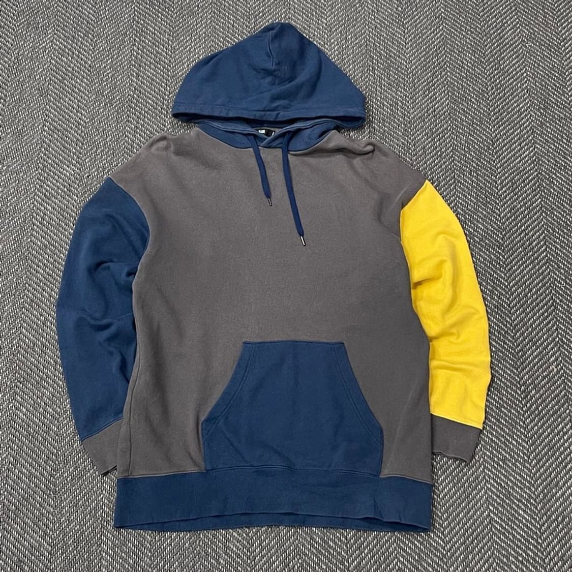 HARE 배색 후드티 v0137 상품이미지1