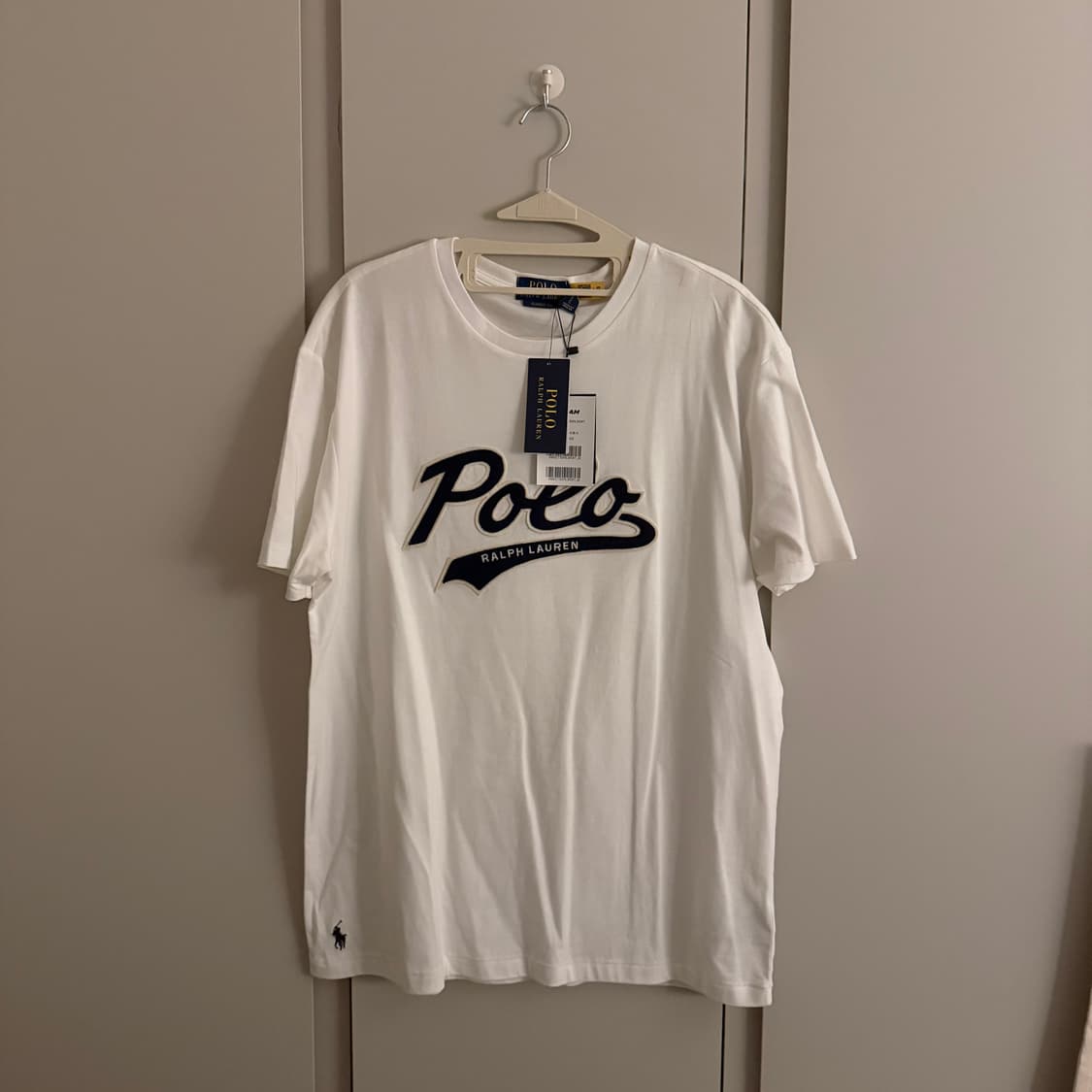 폴로 랄프로렌 클래식핏 로고티셔츠 화이트 M 새상품 상품이미지2