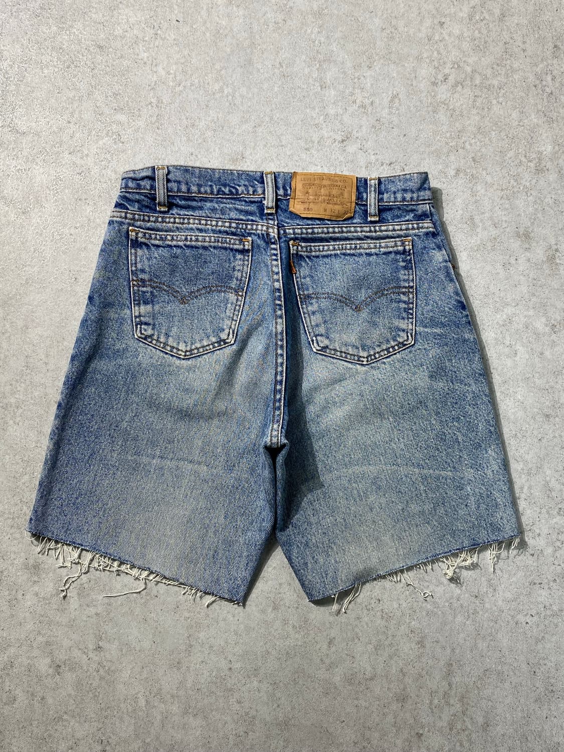 [30-31] 90s Levi's 550 리바이스 오렌지탭 컷오프 쇼츠 상품이미지4