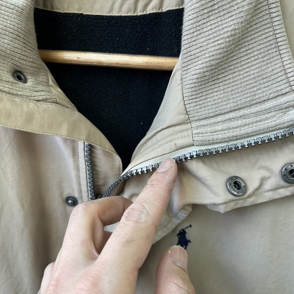 16084 - 폴로 랄프로렌 베이지 헤링턴 봄버 자켓 상품이미지4