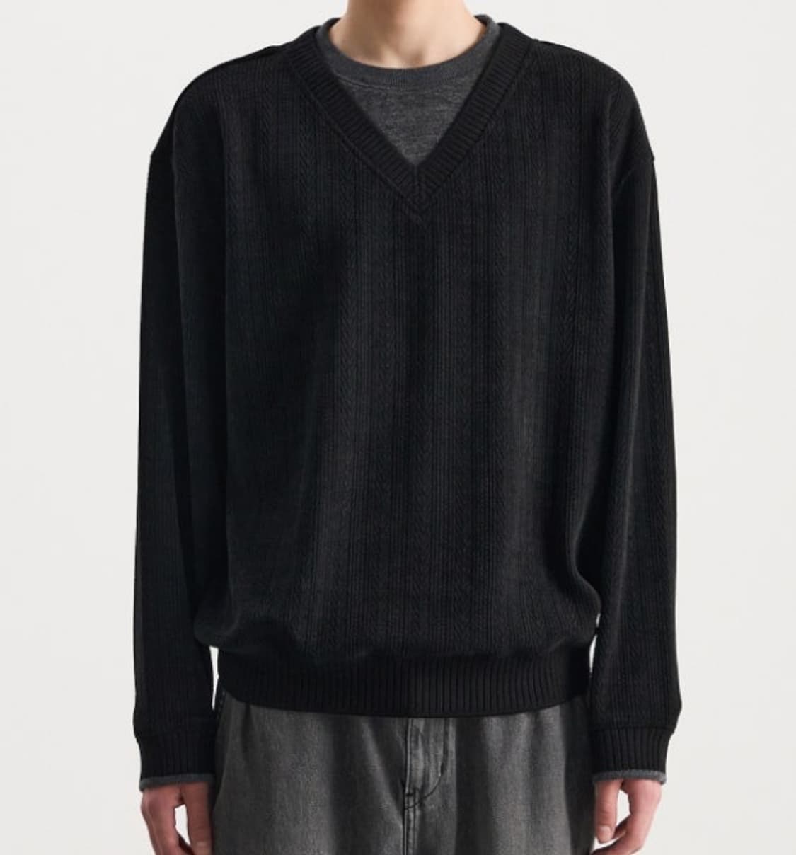 시스템옴므 레이어드 스웻셔츠 상품이미지1