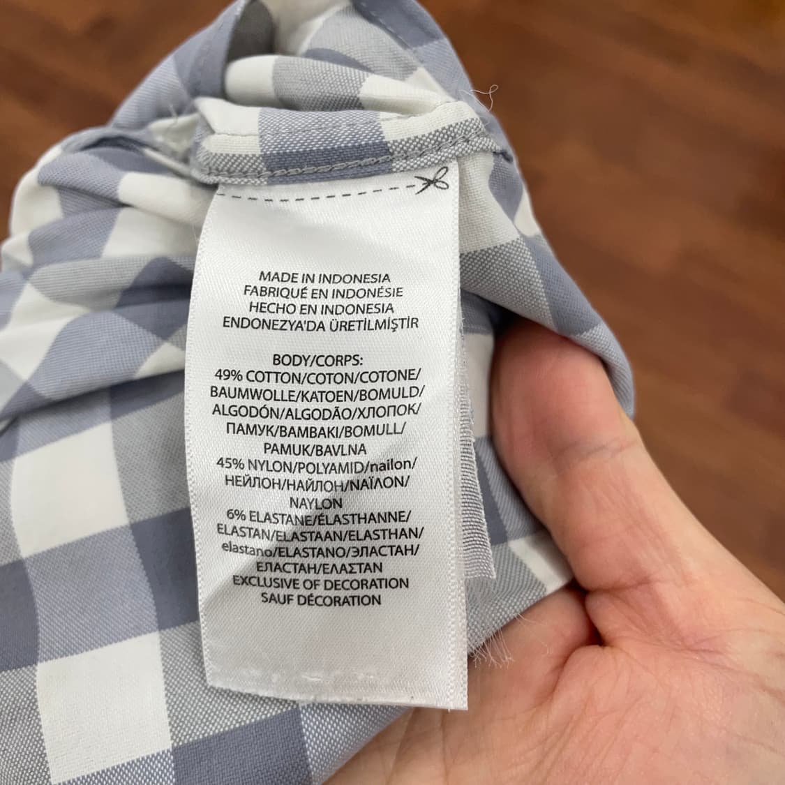 폴로 깅엄 셔츠 상품이미지4