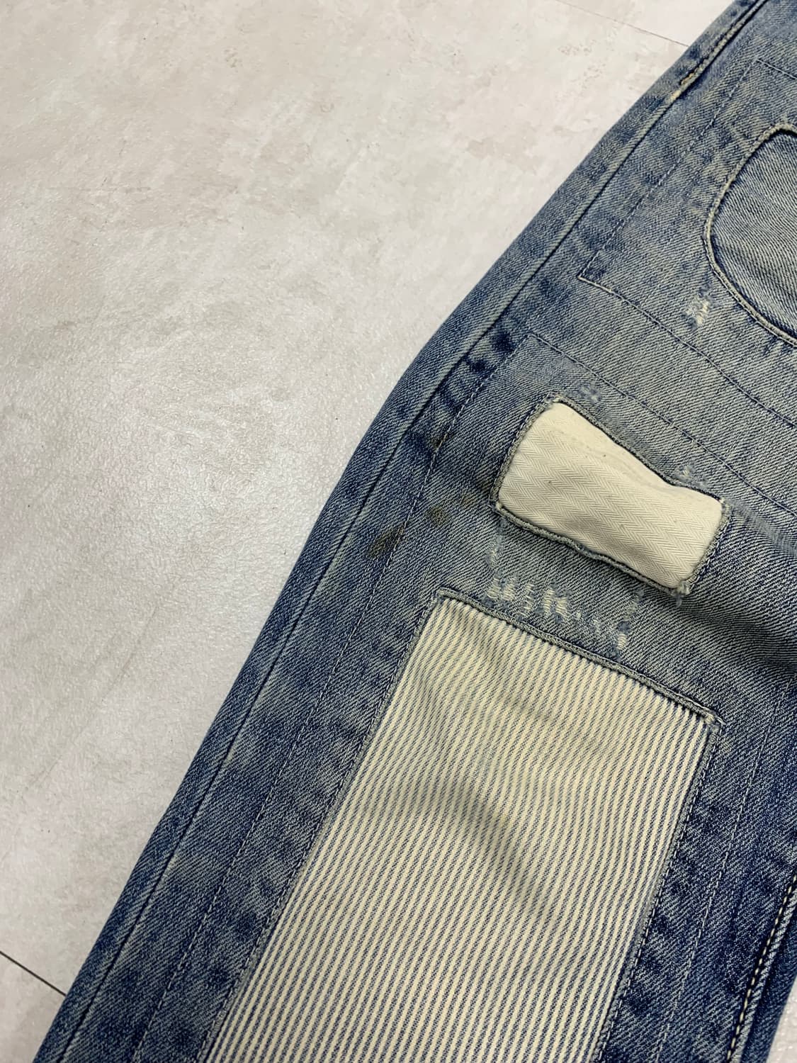 리바이스 그런지 디테일 데님 팬츠 #416 상품이미지4