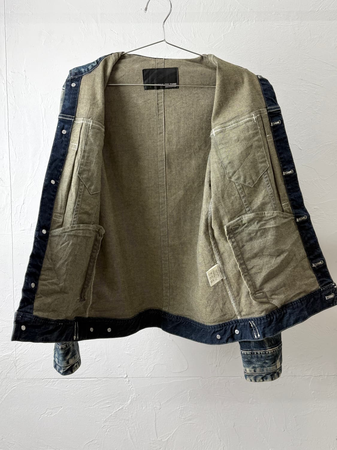 Custom Culture 데님 워싱 자켓 상품이미지4