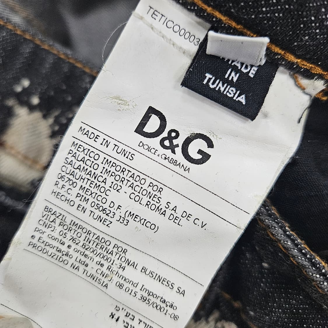 [25]돌체앤가바나 스트레이핏 데님 진 팬츠 1210J1 상품이미지5