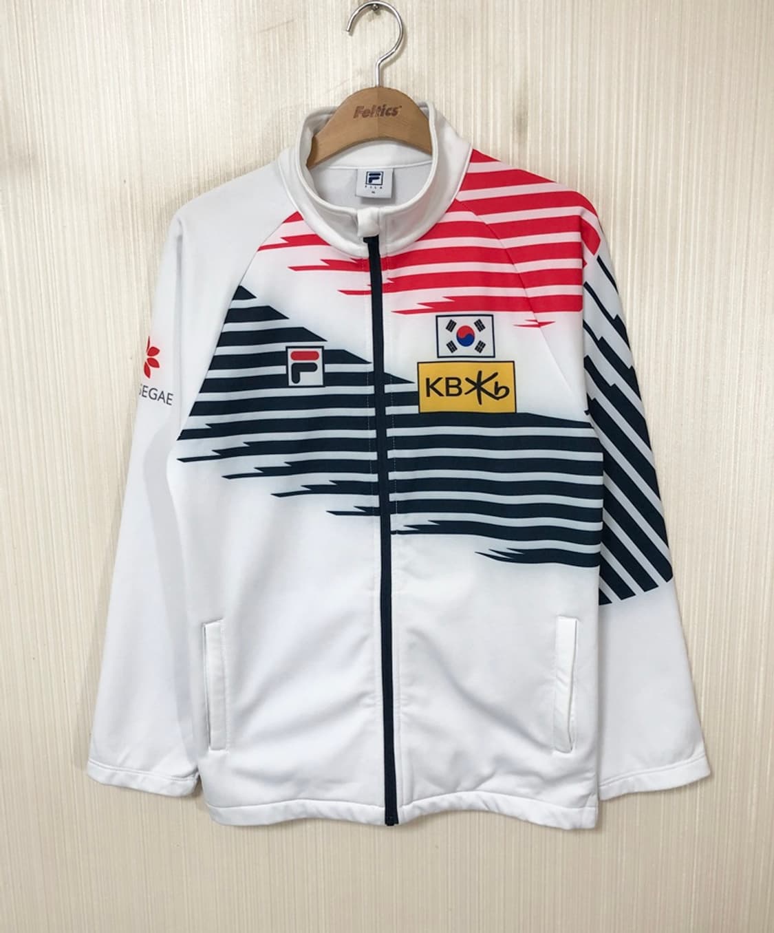 필라국대 국대KOREA 컬링국가대표팀 선수실착 플리스자켓 95 상품이미지1