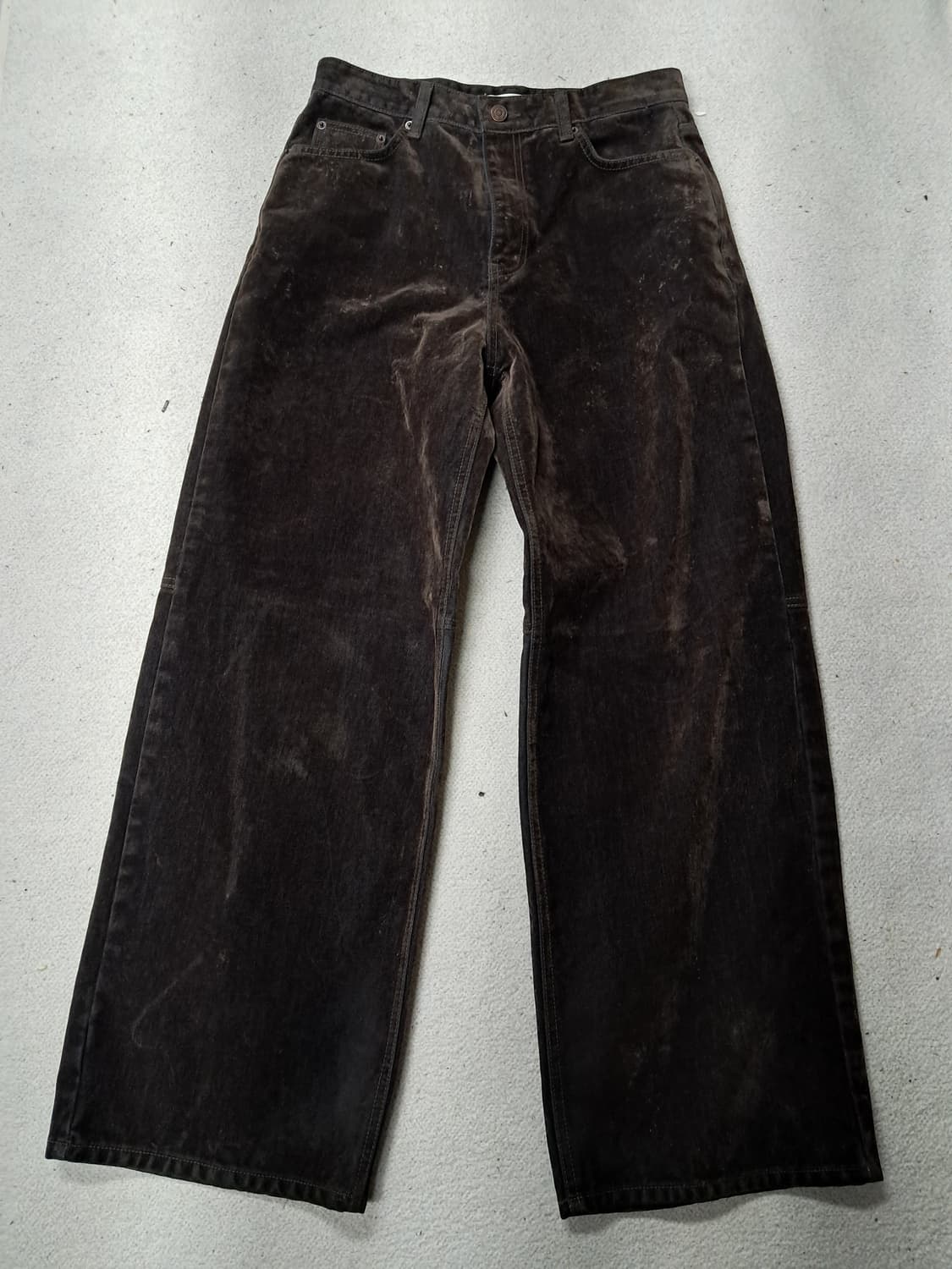 로우클래식2025  벨벳 부츠컷 팬츠 상품이미지2