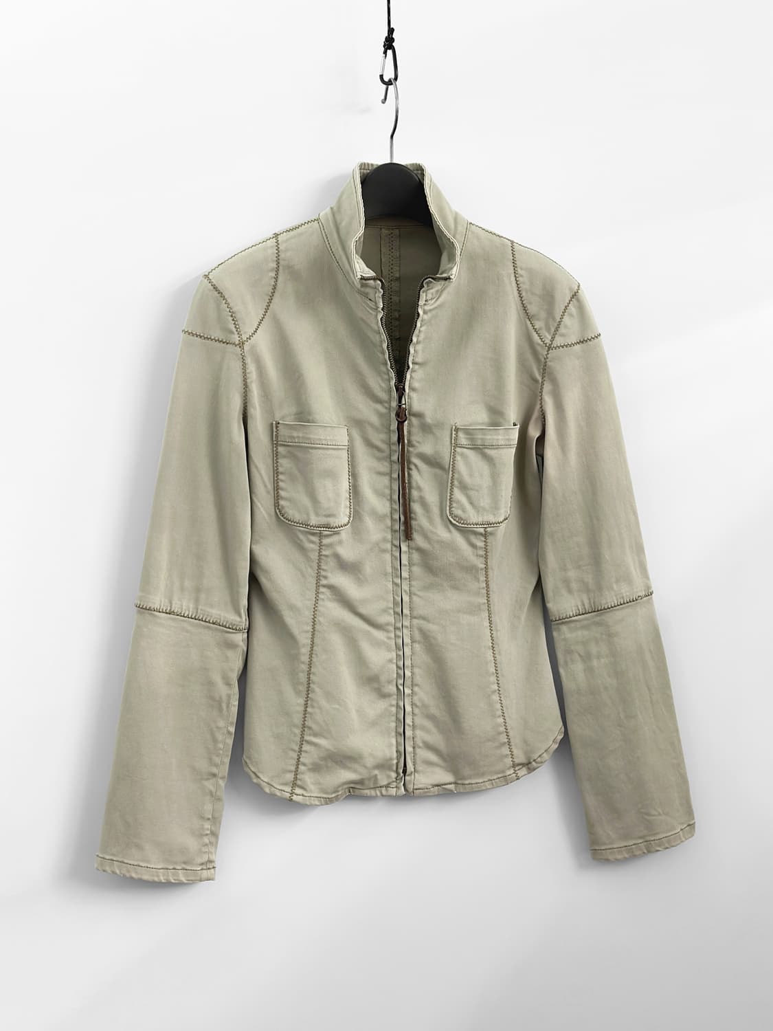 00s 빈티지 DKNY Jeans 집업 패널 코튼 자켓 상품이미지1